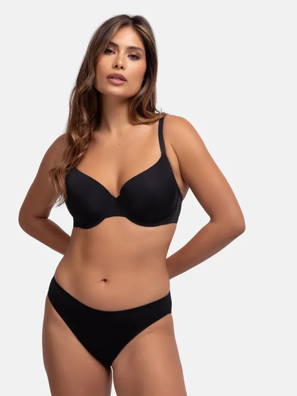 Michelle Light Padded Demi Black - Dorina