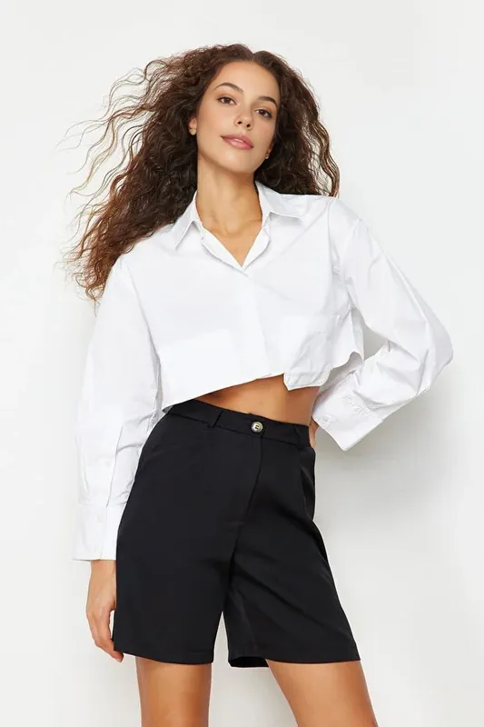 Tailored Regular Fit Woven Shorts with Pocket Detail - WOVCOR