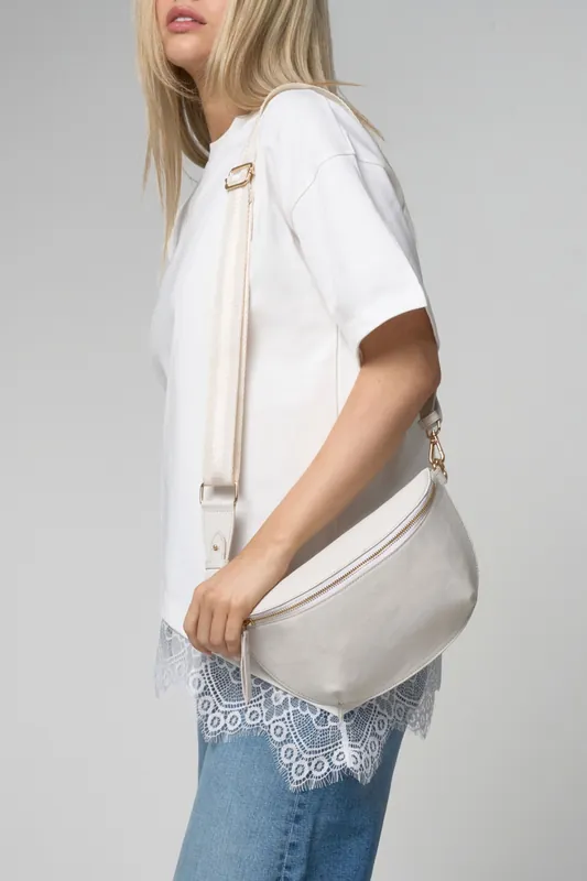 Real Leather Cross Body Bag - Barneys Originals