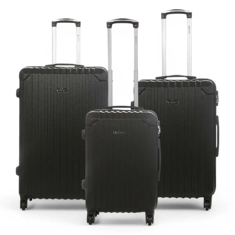 Hard Shell ABS 8 Wheels Luggage Travel Cabin Suitcase Set - Infinity Leather