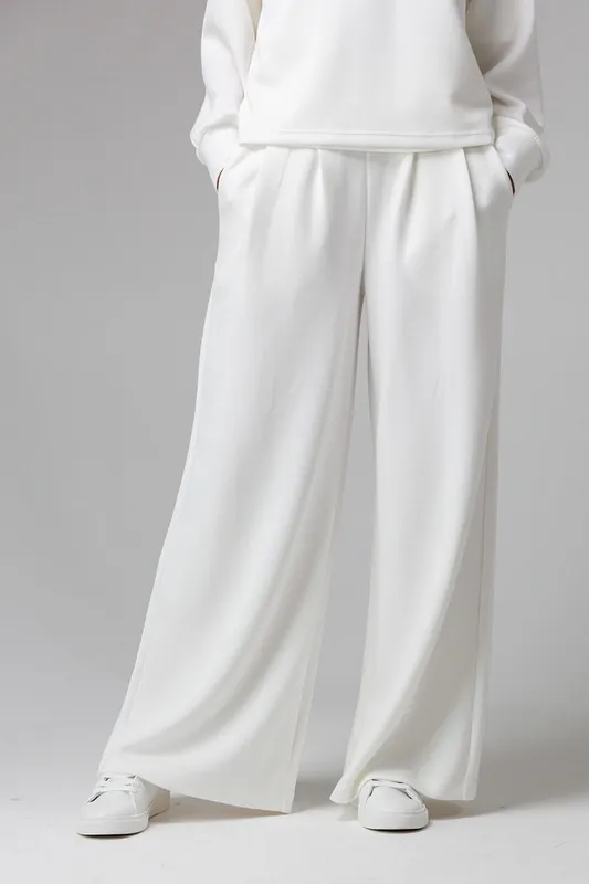 Luxe Wide Leg Draped Trouser - French Connection