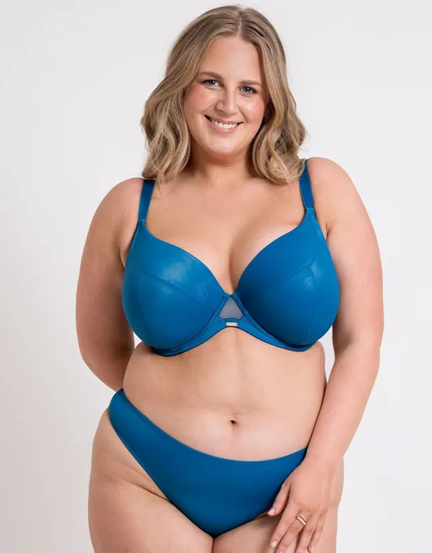Lush Full Plunge Bra Low Neck Wired Lingerie - Curvy Kate