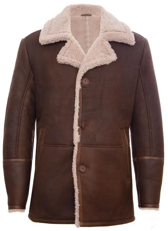 Classic Sheepskin Leather Jacket-Brisbane