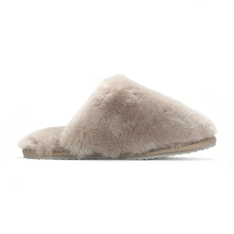 Sheepskin Slippers Warm Winter Fur Mule - Aurora