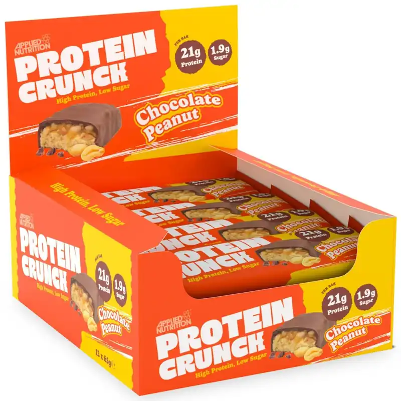 Protein Cruch Bars - Chocolate Peanut - 12 Servings