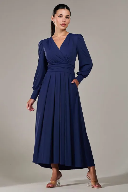 Petite Long Sleeve Soft Silky Jersey Max - Jolie Moi