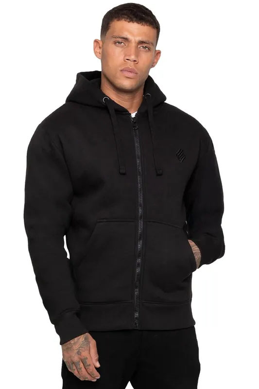 Regular Fit Sherpa Lined Hoodie - Enzo