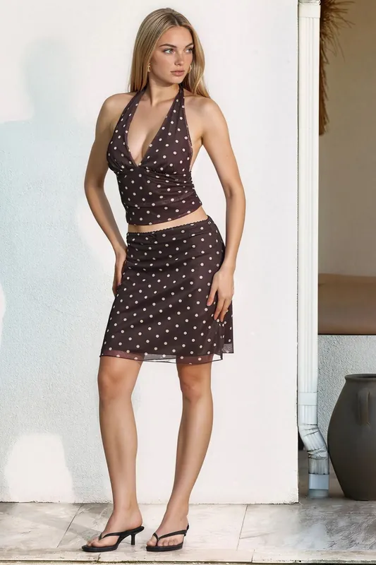 Polka Dot Mini Skirt - Hiccup