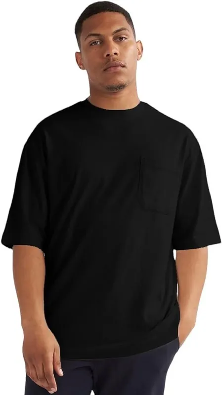 Cotton Premium Quality Oversized T-Shirt With Chest Pocket