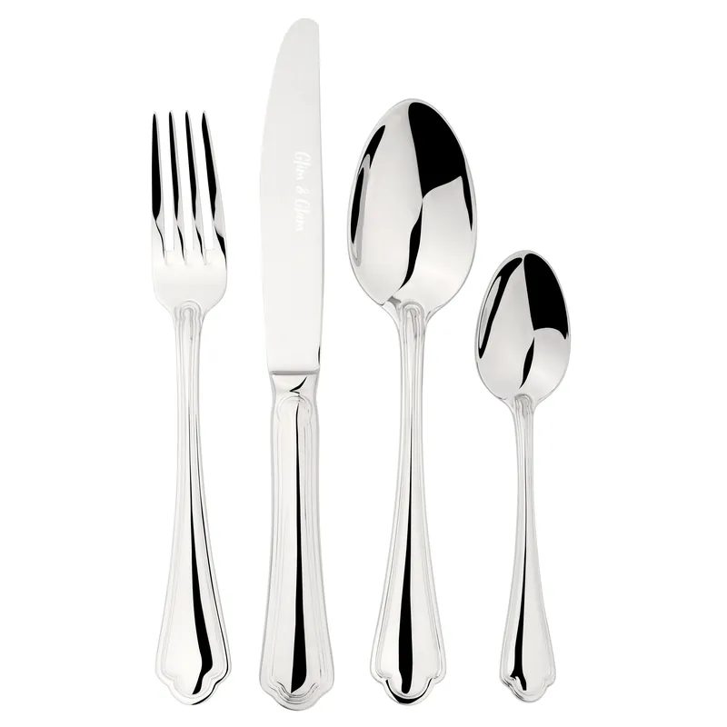 Cutlery Sets Stainless Steel 18/8 4pc Set Catering Alhambra - Glim & Glam