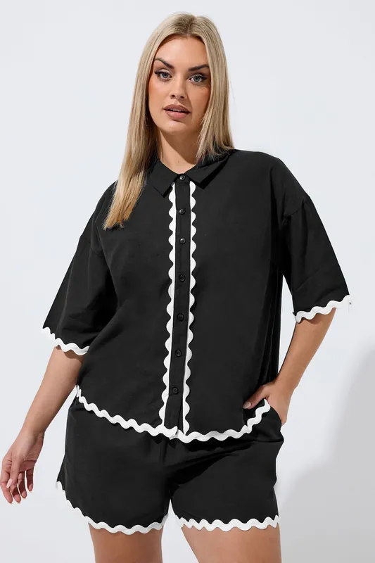 Scallop Linen Shirt - Yours