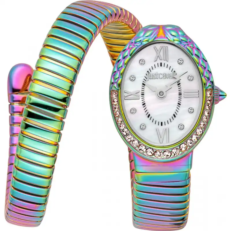 JC1L390M0075 Signature Snake 22mm Quartz Watch - Just Cavalli