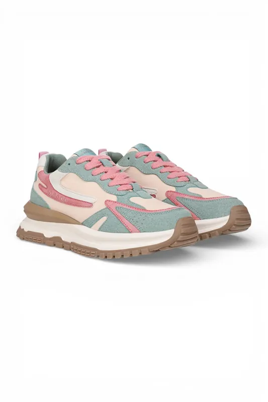 Retro Lace-Up Chunchy Sneaker Trainers - Blowfish Leo