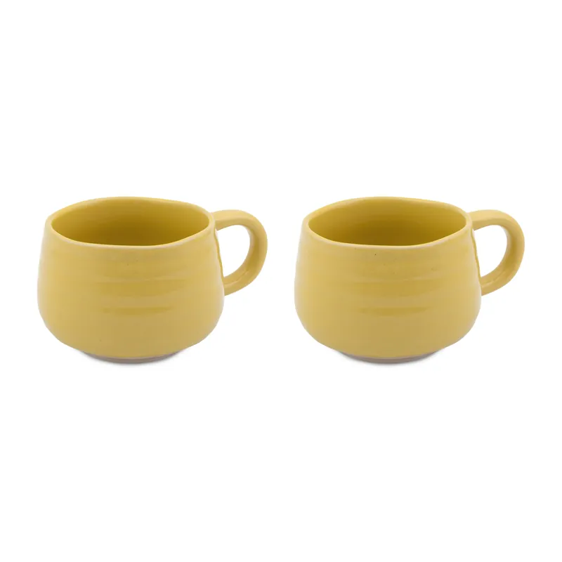Big Love Cosy Cuppa, Stoneware, Yellow, Set of 2 - Jamie Oliver