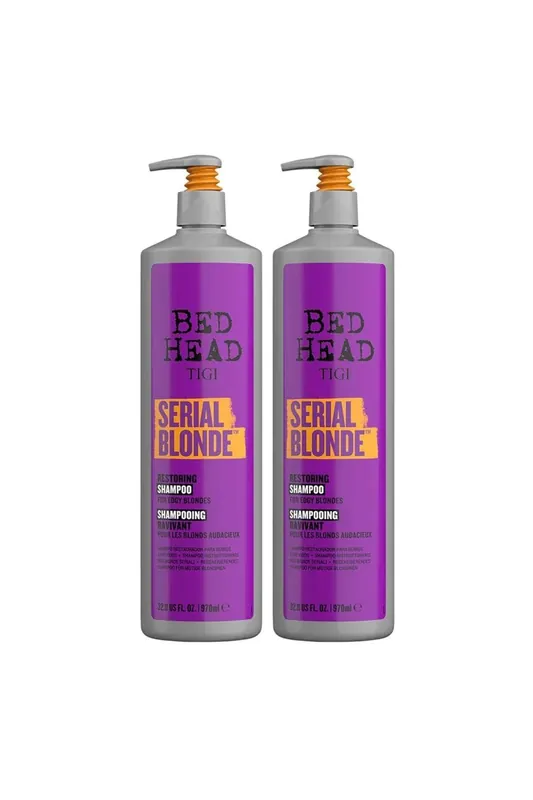 Serial Blonde 'Shampoo' for Damaged Hair 970ml, 2pk - Tigi