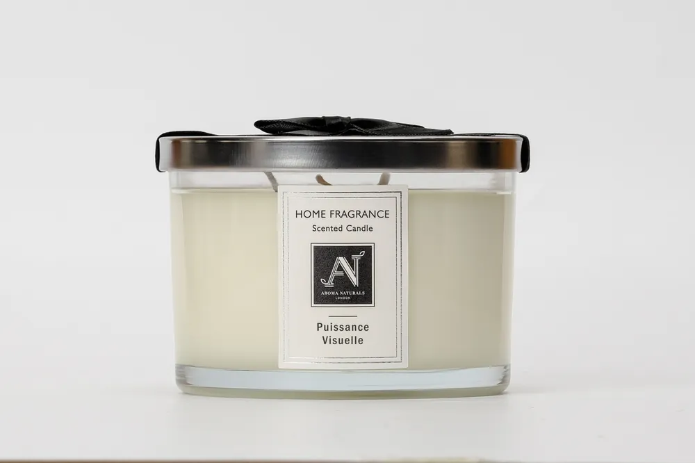 Minimalist Luxe Purete Noir 3-Wick Scented Candle