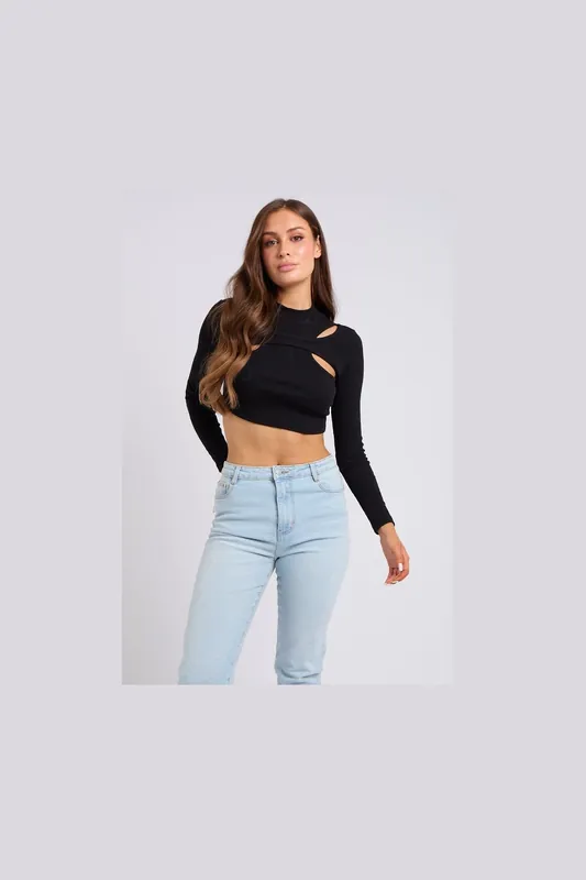 2In1 Jersey Top - Urban Bliss