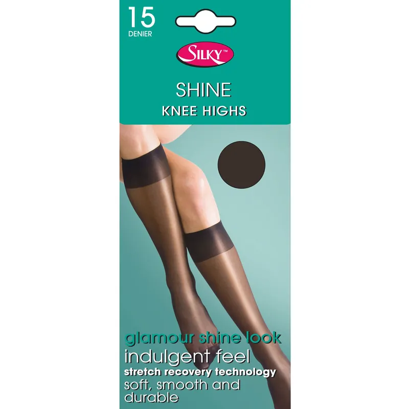 Shine Knee Highs (1 Pair) - Silky