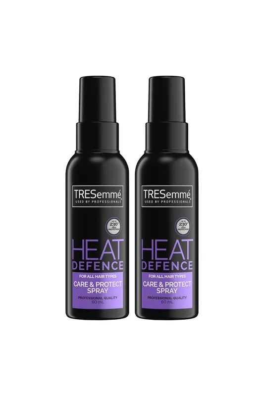 Heat Defence Spray Care & Protect 'Hair Spray' for All Hair Types, 2 Pack of 60ml - Tresemme