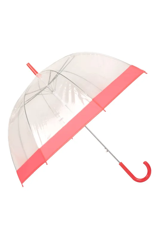 Dome Umbrella Windproof Lightweight See Through Transparent - Mountain Warehouse