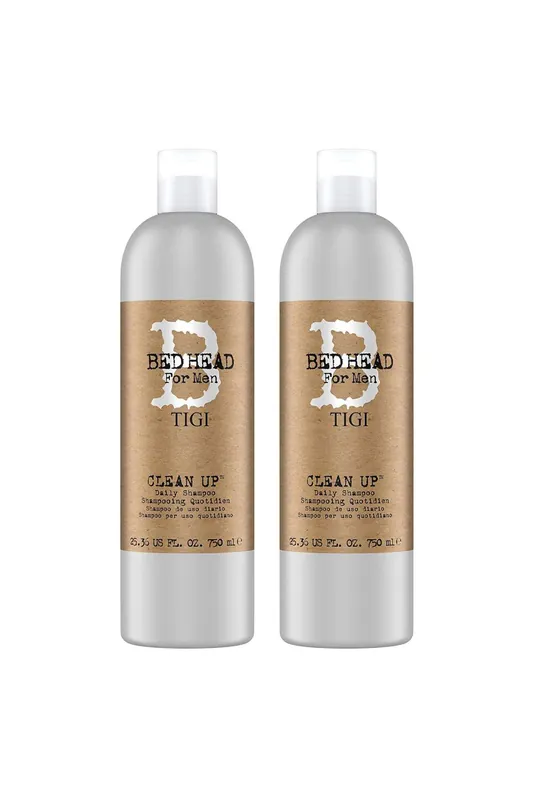 Clean Up Mens Daily 'Shampoo' for Normal Hair 750ml, 2pk - Tigi
