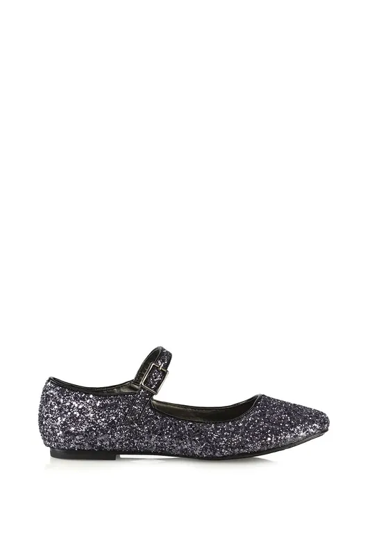 Amanda' Buckle Up Strappy Ballerina Pump Flat Bridal Shoes - XY London