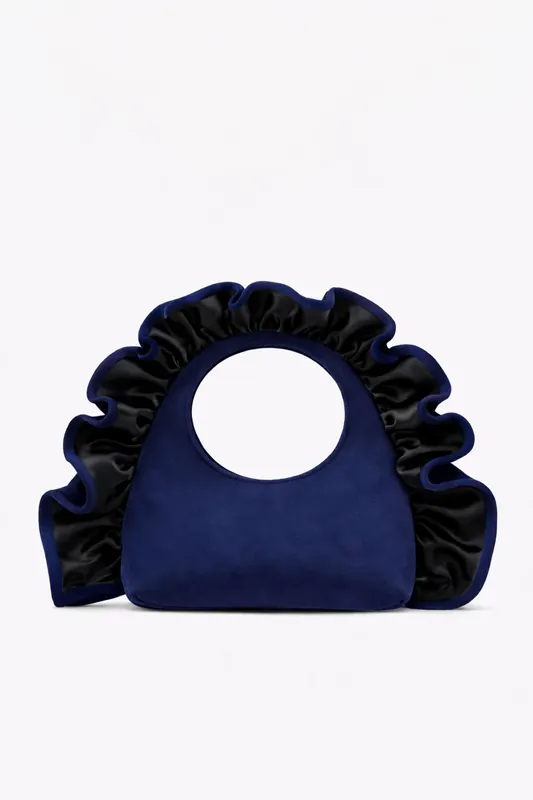 Ruffle Handle Grab Bag - Belissh