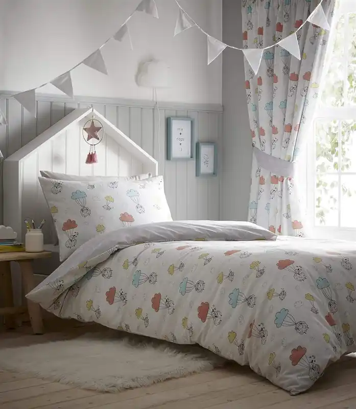 Sheep Dreams Children Reversible Bedding Duvet Cover Set - Portfolio Home