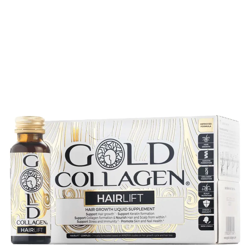 Liquid Supplement Hair Lift Liquid Supplement 10 x 50ml - Gold Collagen