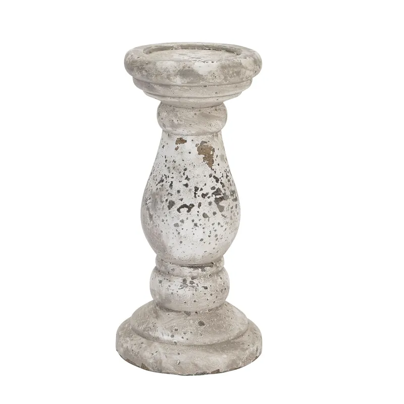 Stone Ceramic Candle Holder - Love Lace