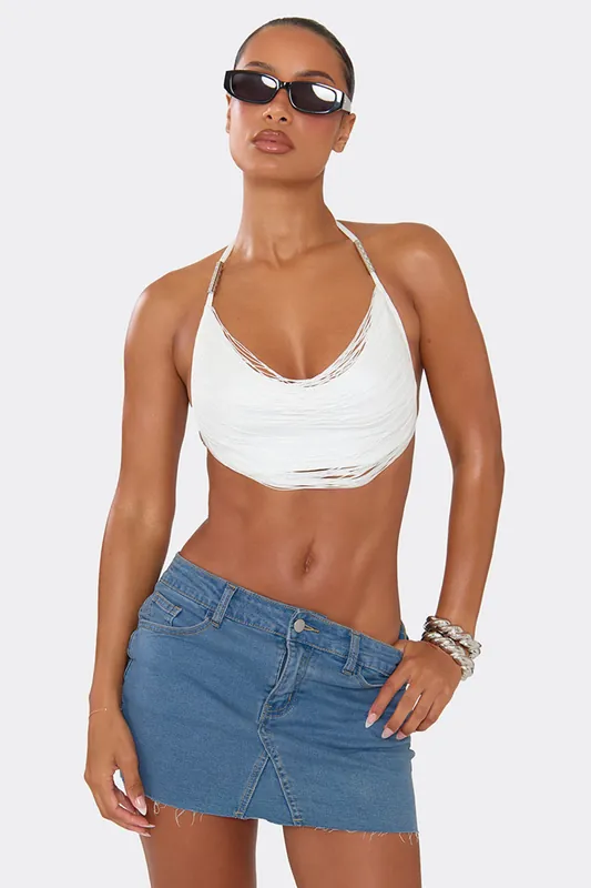 Strappy Halter Neck Top - EGO