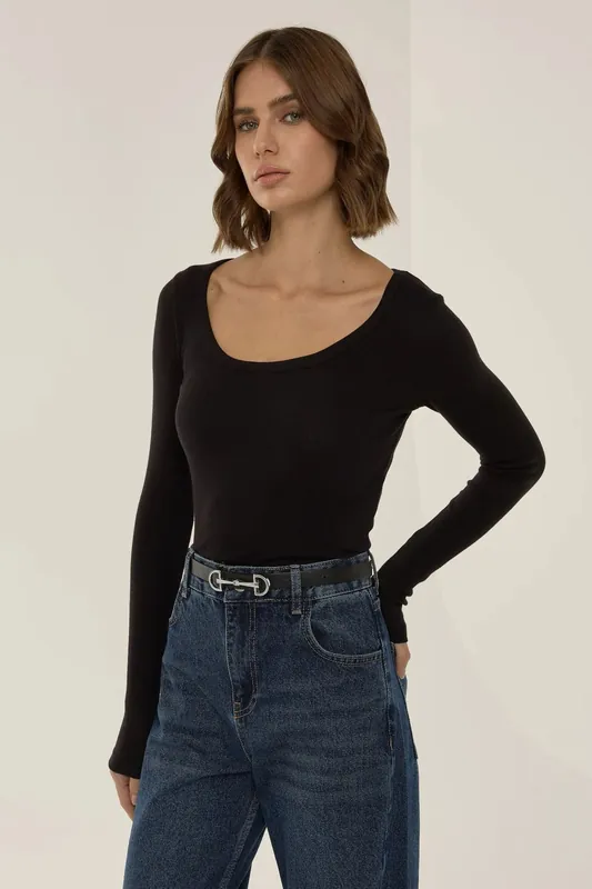Slim Fit Long Sleeve Top - Hiccup