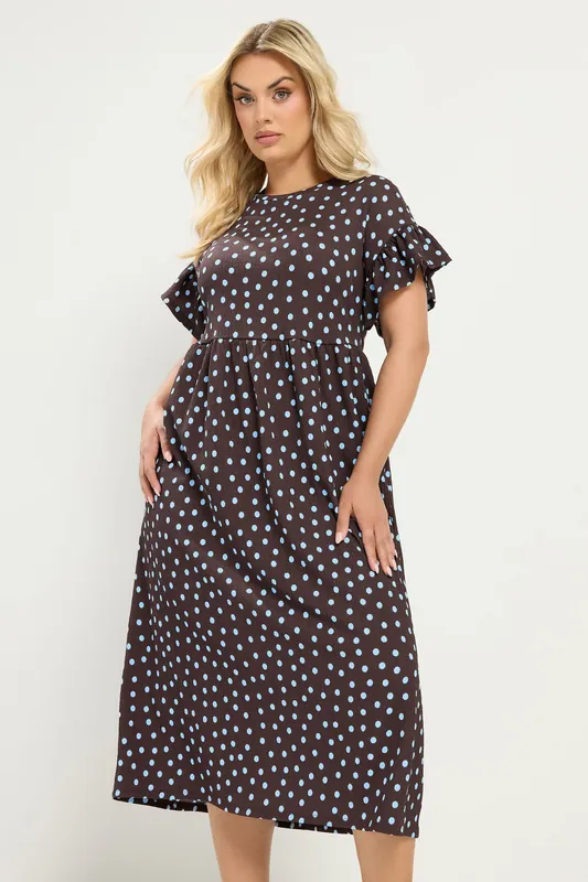 Polka Dot Maxi Dress - Yours