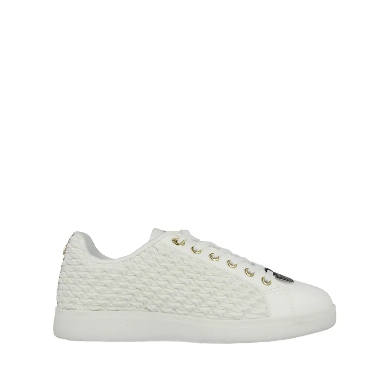 Lace Up Braided Trainers - Elle Sport