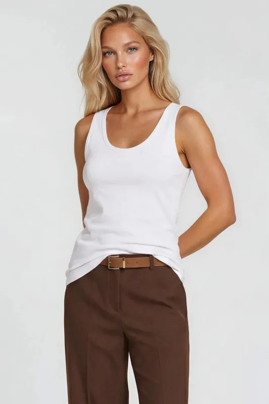 Cotton Vest Top - Aftershock London