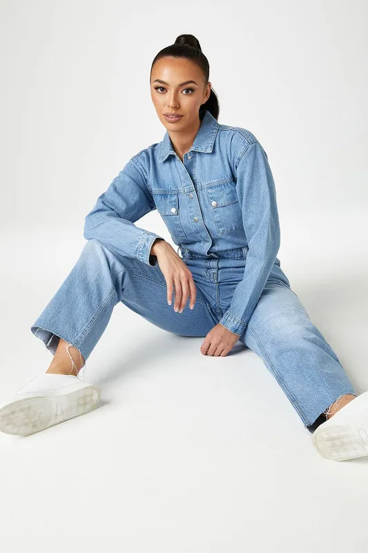 Velma Long Sleeve Boilersuit - Urban Bliss