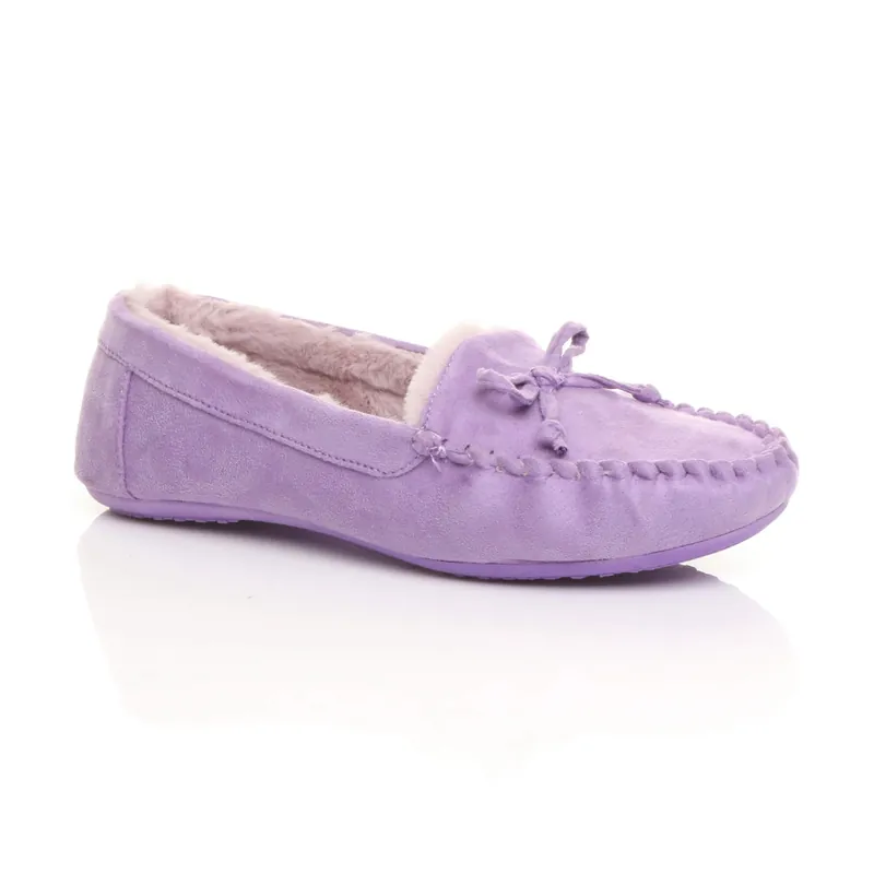 Flat Heel Boat Shoes Moccasins Slippers - AJVANI