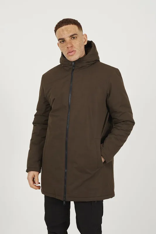 Padded Zip Through Mac Coat - Brave Soul