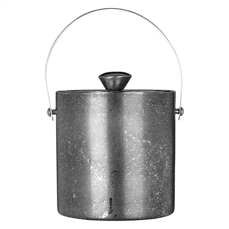 Glitter Effect Ice Bucket With Lid - Orsina