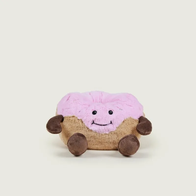 Large Microwaveable Plush Pink Donut - Warmies