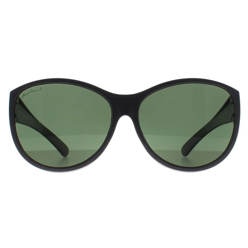 Butterfly Matte Black G15 Polarized FO8 Fit Over Glasses Sunglasses - montana