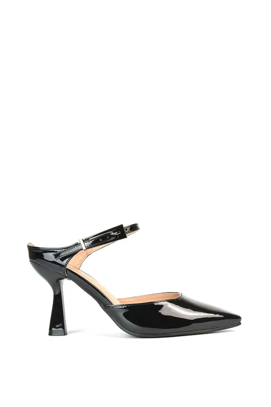 Daisy-May' High Heel Mules With Pointed Toe
