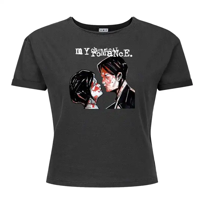 Three Cheers My Chemical Romance Crop Top - Amplified