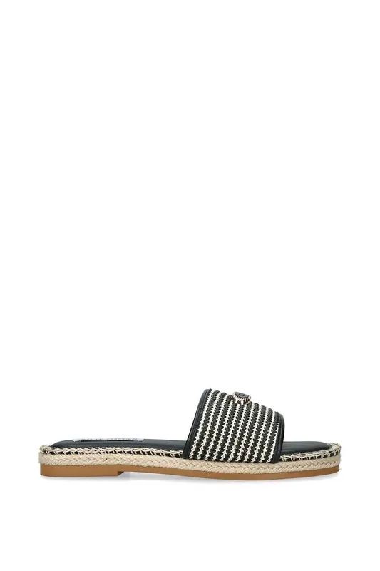 Tropics Black Raffia' Sandals - STEVE MADDEN