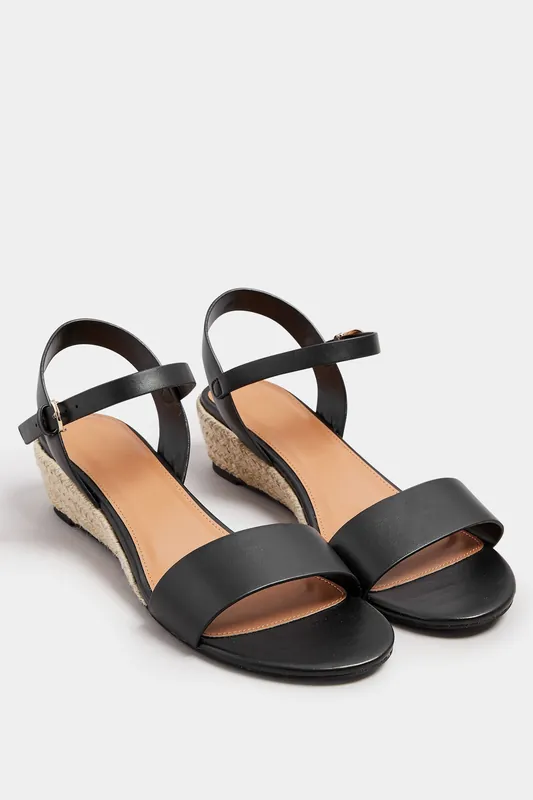 Rope Wedge Sandals - Long Tall Sally