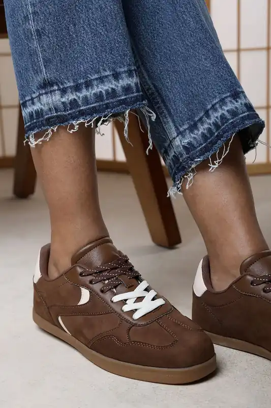 Anaiah Low Profile Side Panel Detailed Trainer - Where's That From