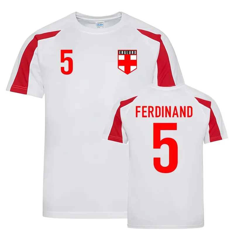 Mens Rio Ferdinand Sports Training Jersey - England