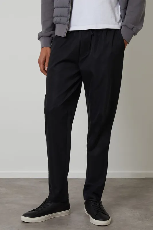 Straight Fit Drawcord Trousers - Threadbare