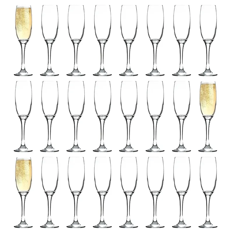 Classic Champagne Flutes - 220ml - Pack of 24
