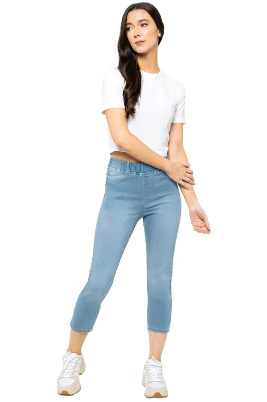 Skinny Fit Cropped Jeans - Enzo